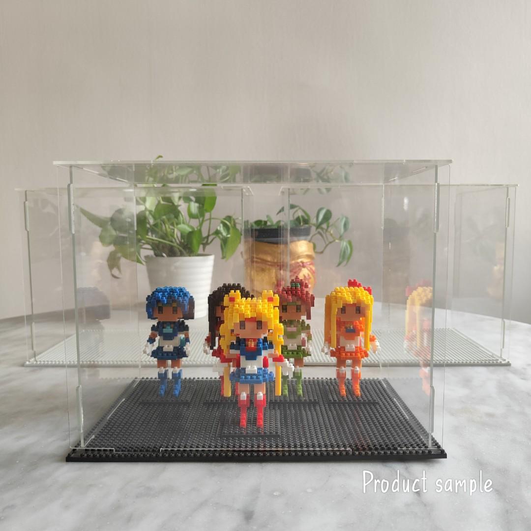 Nanoblock Acrylic Display Case (Grey x2), Furniture & Home Living, Home