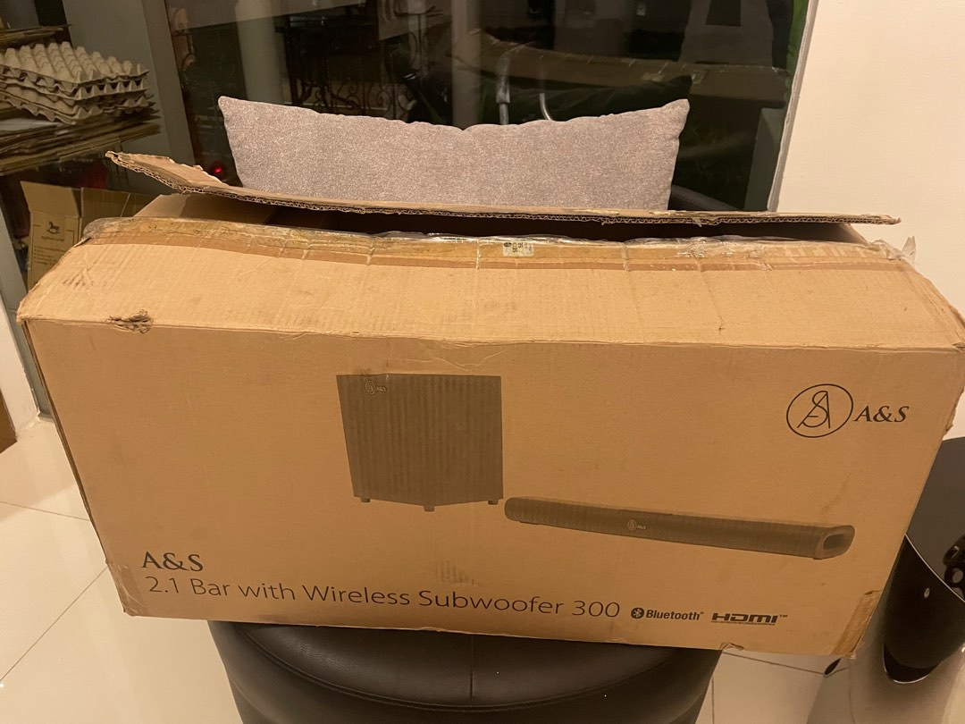 A&s 2.1 bar with wireless discount subwoofer 300