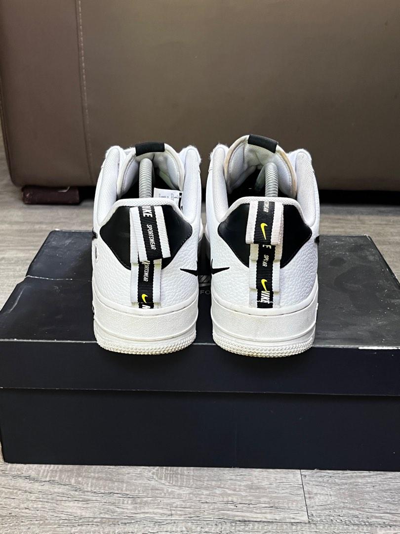 Air force 1 deals utility white size 9