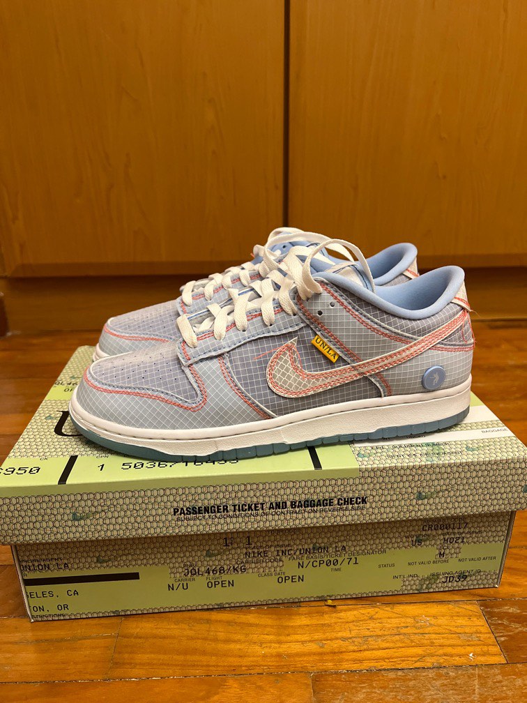 Nike Dunk Low Union Passport Argon, Men's Fashion, Footwear, Sneakers