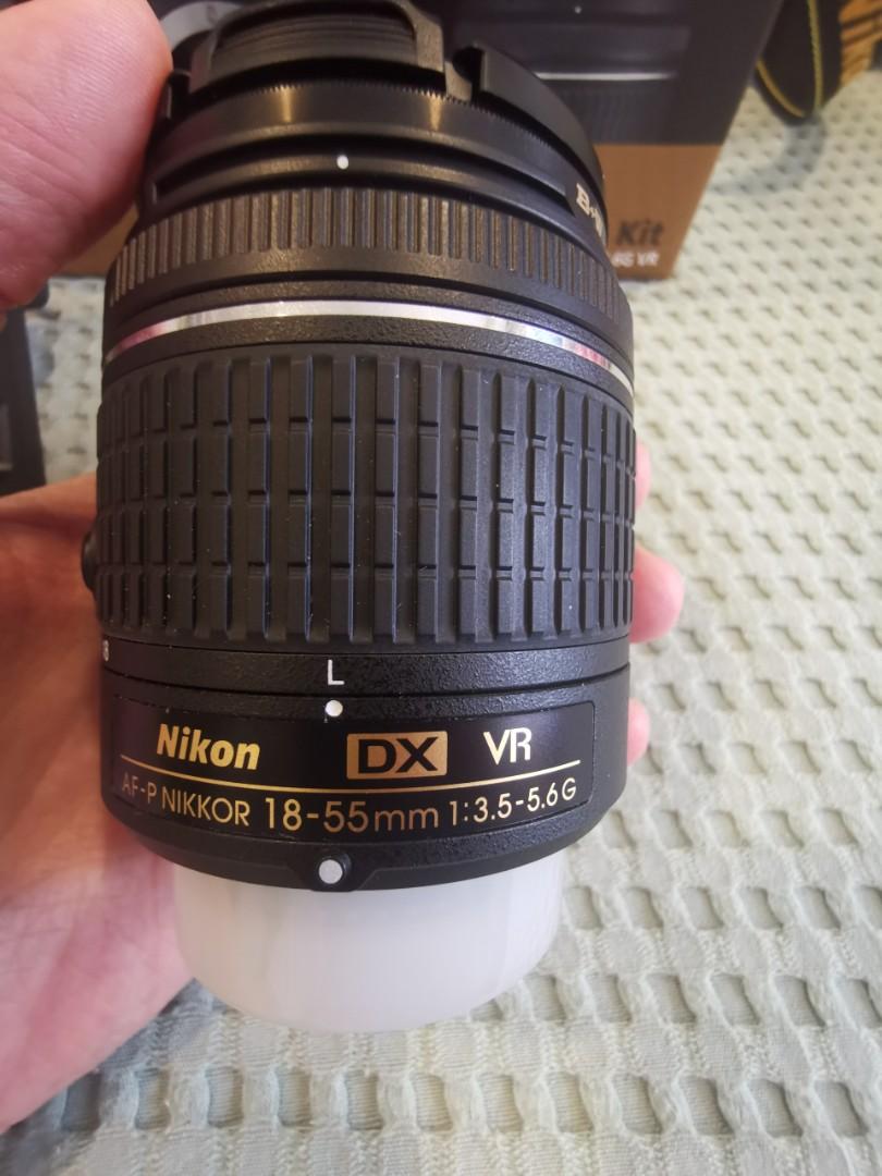 Nikon D5600 with 2 lenses and B+W filters, super low shutter count