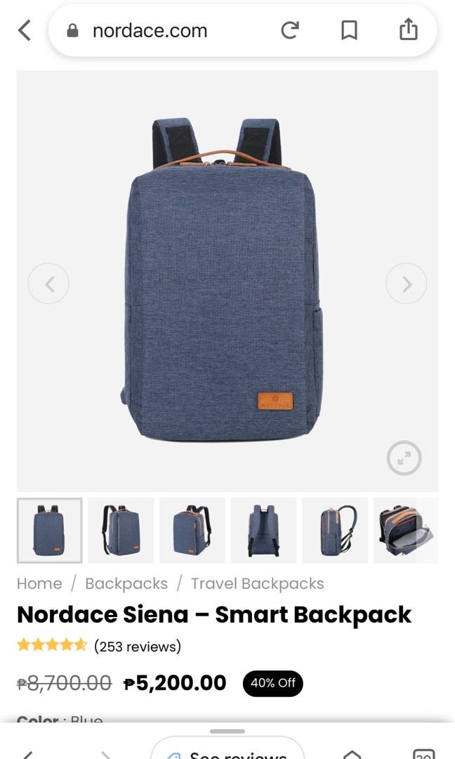 Nordace siena deals backpack review