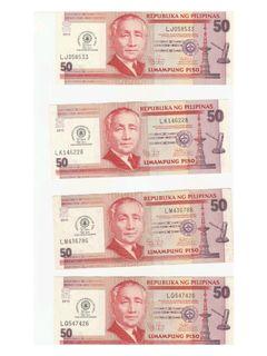 Old ₱50 Bill 2013 Trinity University of Asia 50 Year Commemorative