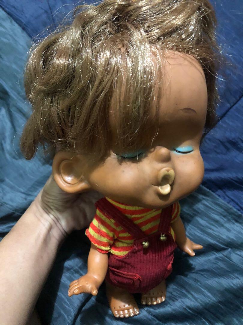 Old vintage large vinyl doll, Hobbies & Toys, Toys & Games on Carousell