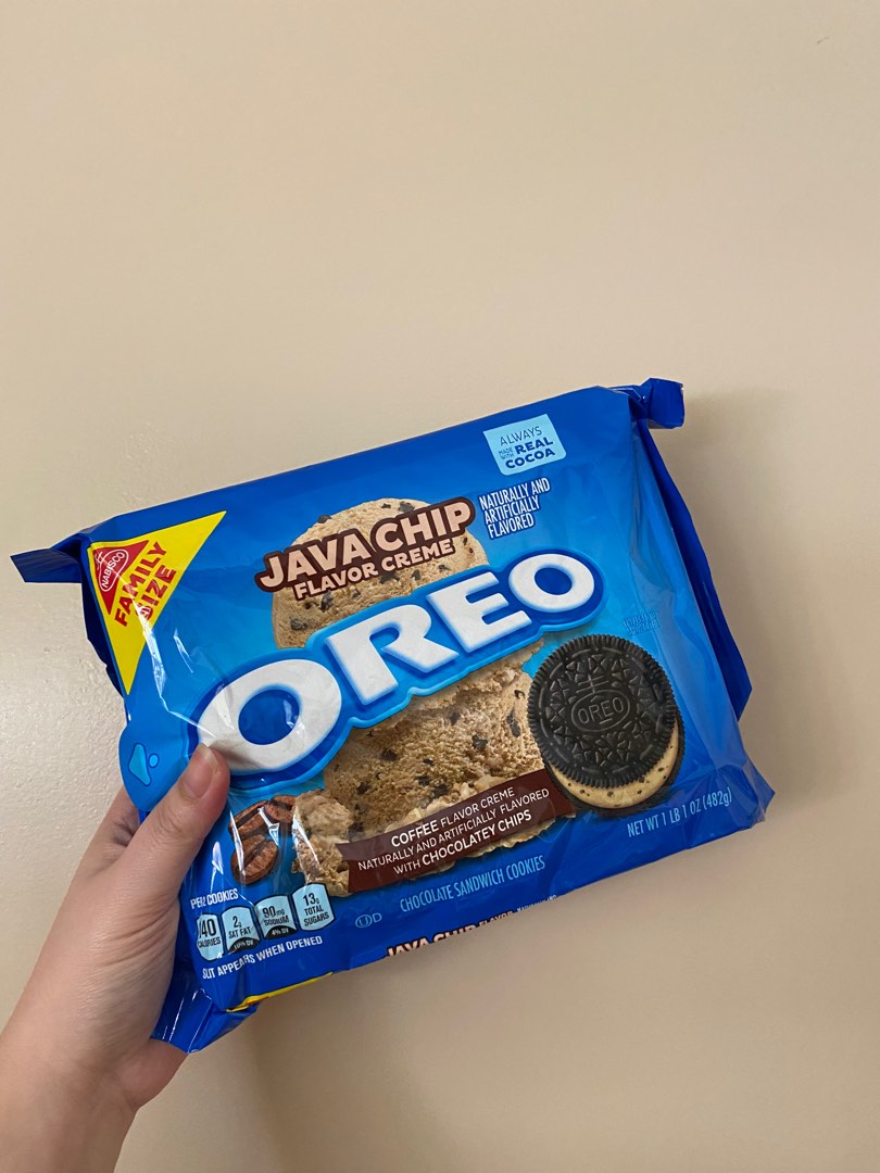 Oreo — Java Chip Flavor, Food & Drinks, Homemade Bakes on Carousell