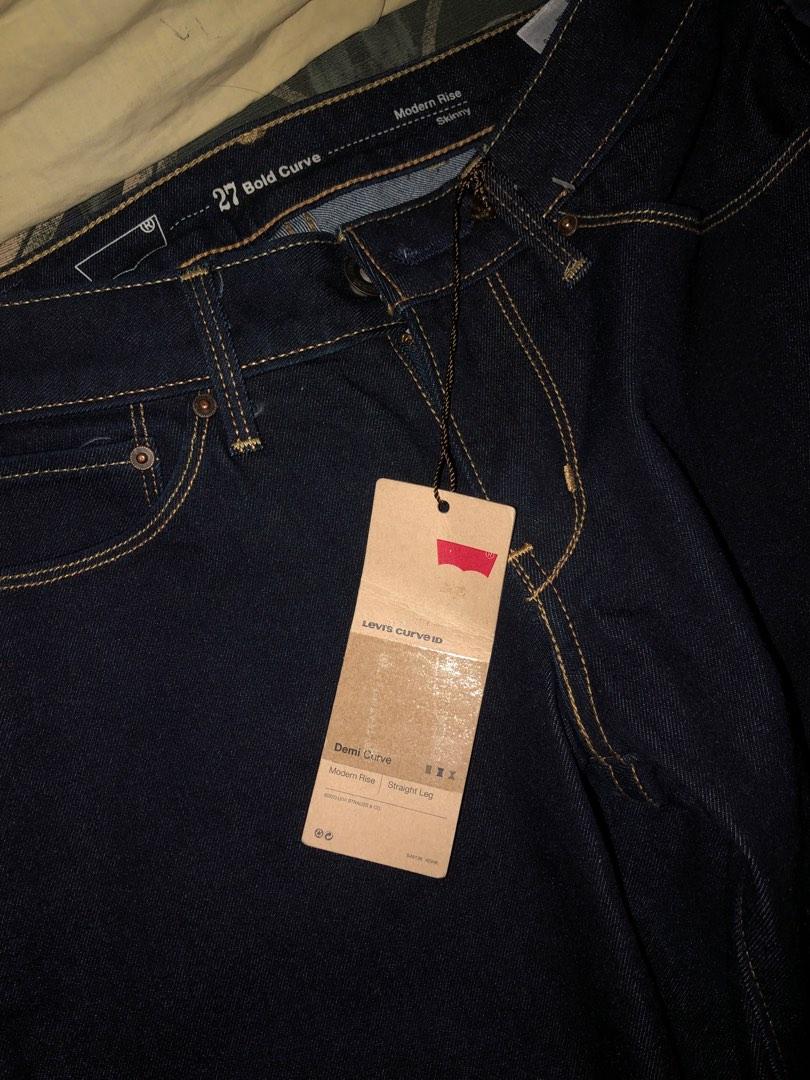 Original Levi's Bold Curve Modern Rise Skinny. Fit 27x34, Women's Fashion,  Bottoms, Jeans on Carousell