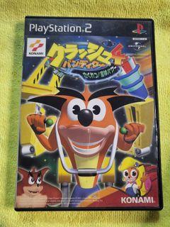 Original PS2 Crash Bandicoot 4 Japan Version