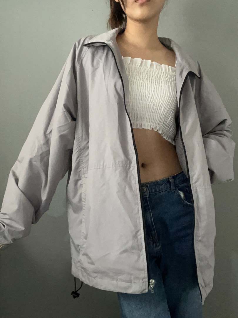 Oversized windbreaker womens online