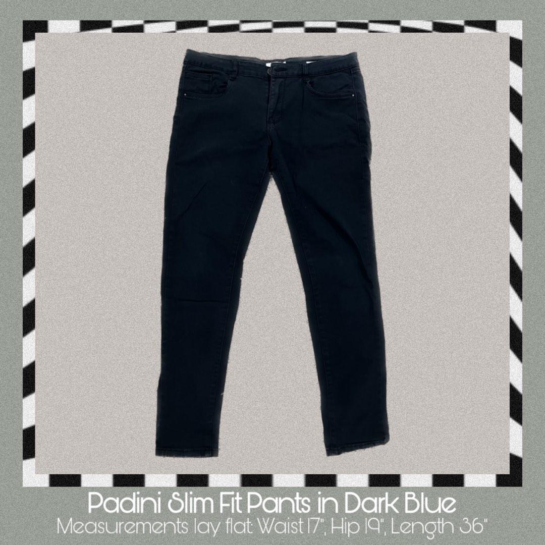 Padini Slim Fit Pants in Dark Blue, Women's Fashion, Bottoms, Jeans \u0026  Leggings on Carousell