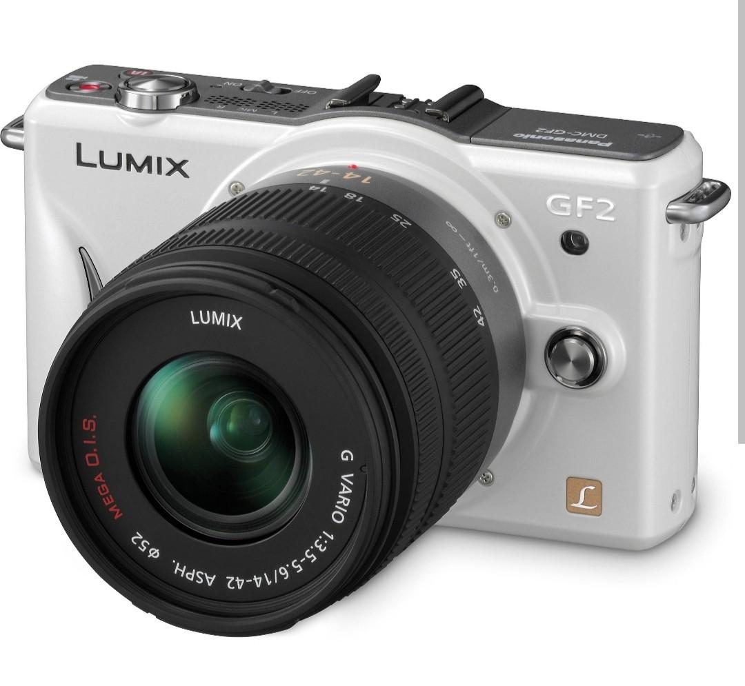 Panasonic LUMIX Camera DMC-GF2 White, Photography, Cameras on ...