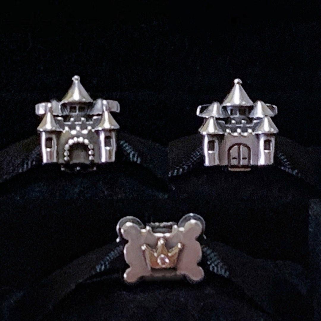 Pandora Castle and Crown Charm Carousell