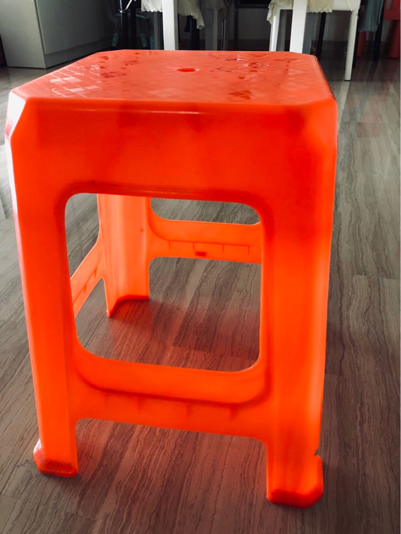 plastic long stool