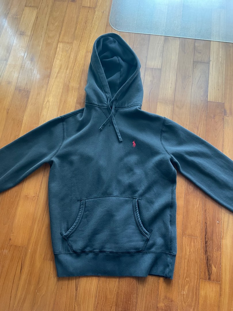 Ralph lauren black hoodie new arrivals