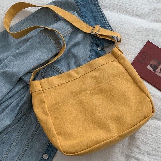 Ready Stock In Malaysia Erick Canvas Bag Totebag Sling Tote