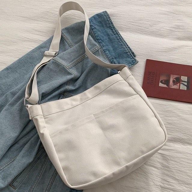 Ready Stock In Malaysia Erick Canvas Bag Totebag Sling Tote