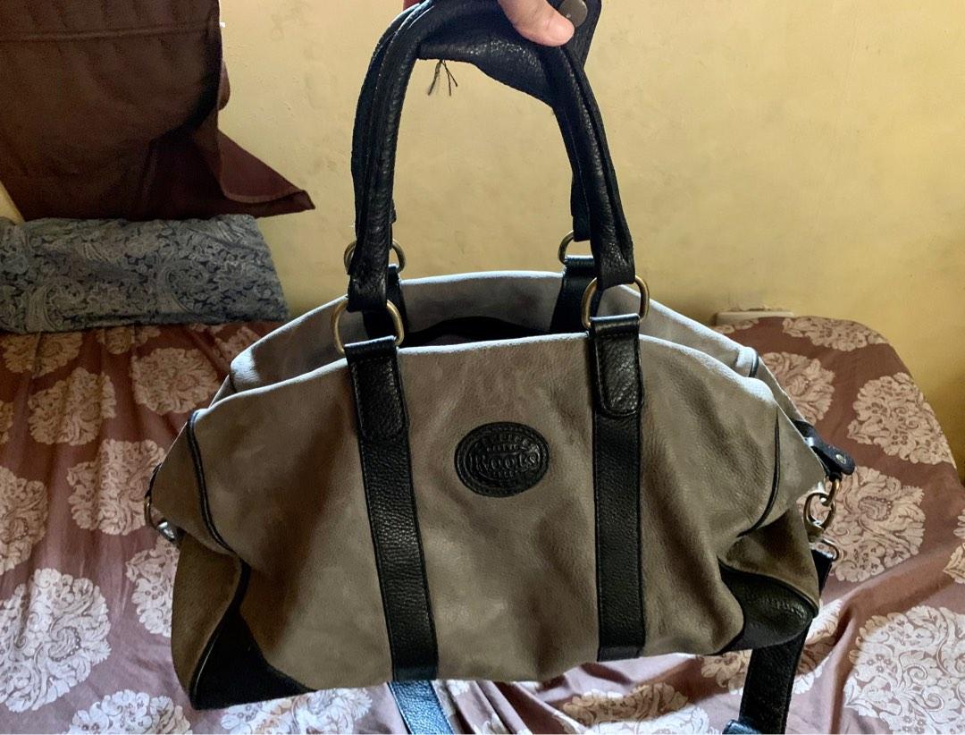 Roots leather duffle bag, Luxury, Bags & Wallets on Carousell