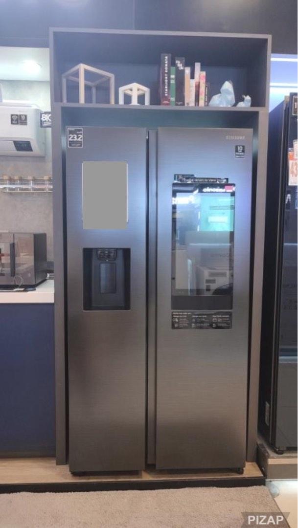 SAMSUNG 23.2 FAMILY HUB INVERTER REFRIGERATOR RS64T5F01B4, TV & Home