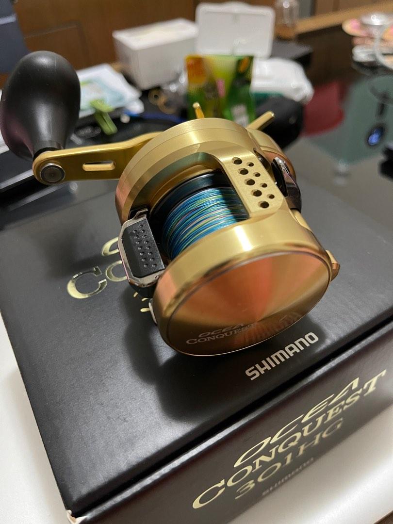 Shimano ocea conquest 301HG, 運動產品, 釣魚- Carousell