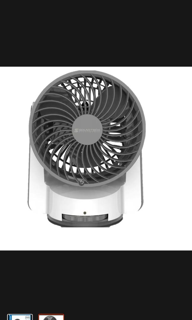 Sound Tech Table Fan, Furniture & Home Living, Lighting & Fans, Fans on Carousell
