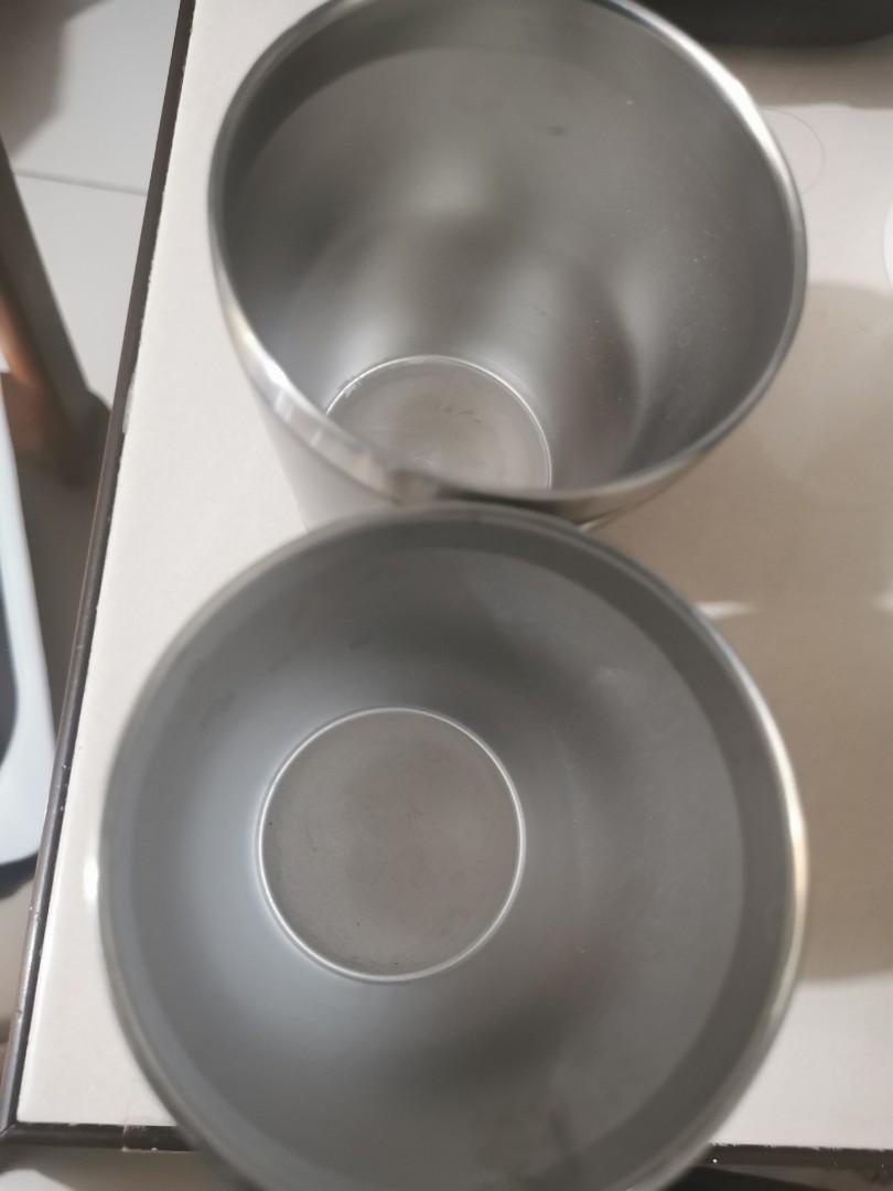 Stainless cups (Category: Coffee & Tea Tableware) located in Manila. Submitted by eicho (Listing ID 1188659688, Image 3). Description: Red and black stainless cups for only 180.00.