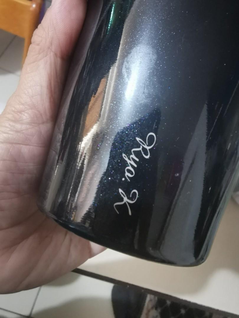Stainless cups (Category: Coffee & Tea Tableware) located in Manila. Submitted by eicho (Listing ID 1188659688, Image 2). Description: Red and black stainless cups for only 180.00.