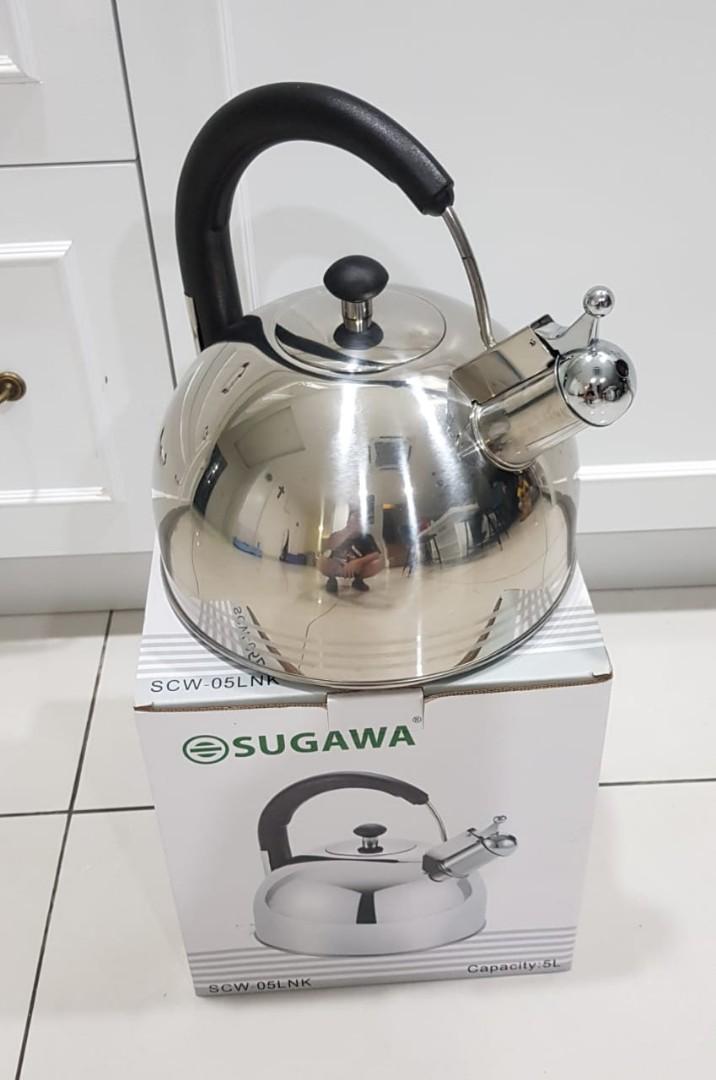 SUGAWA Far Infrared Ray Nano Energy Whistling Kettle, TV & Home