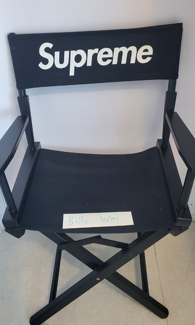送料無料限定SALESupreme Director\'s Chair black 折り畳みイス