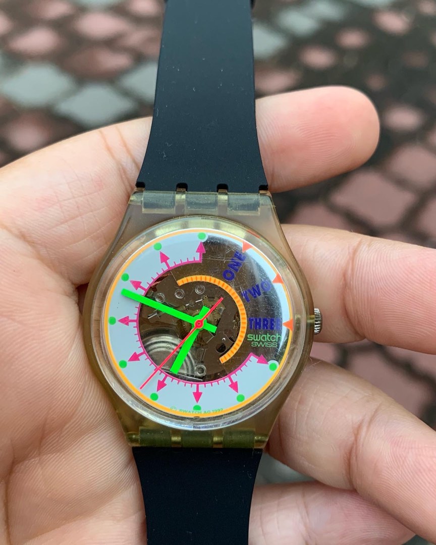 Swatch original transparent shop