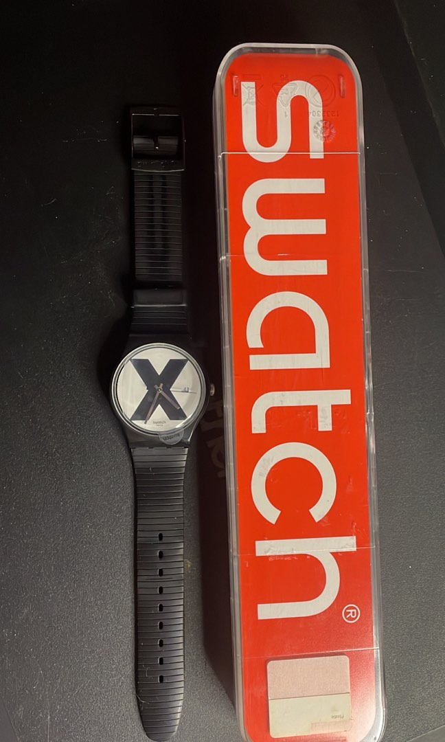 Swatch XX - Rated Black New Gent, Men's Fashion, Watches