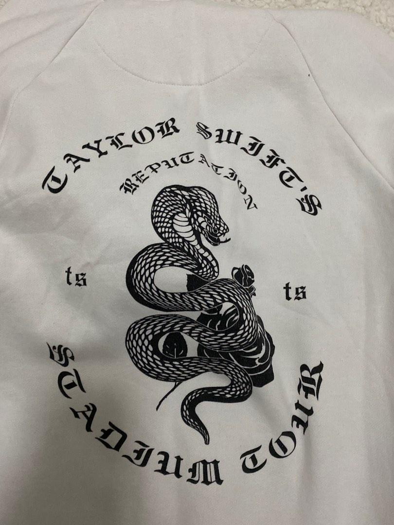Taylor Swift Reputation White Hoodie