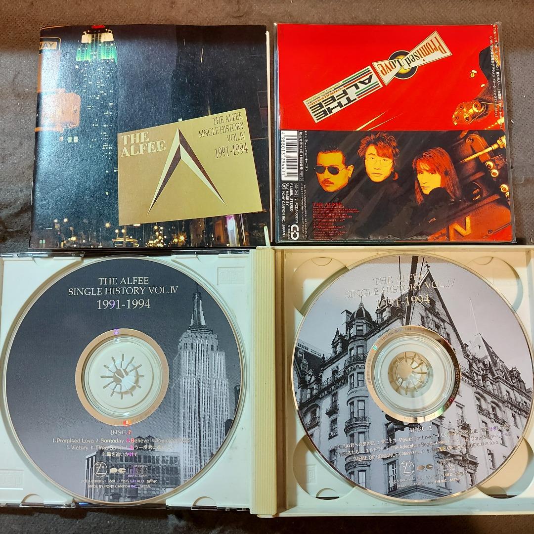 tHe ALFEE - SiNGLE HiSTORY 1991-1994 厚盒精選CD2枚組(95年日本版MT