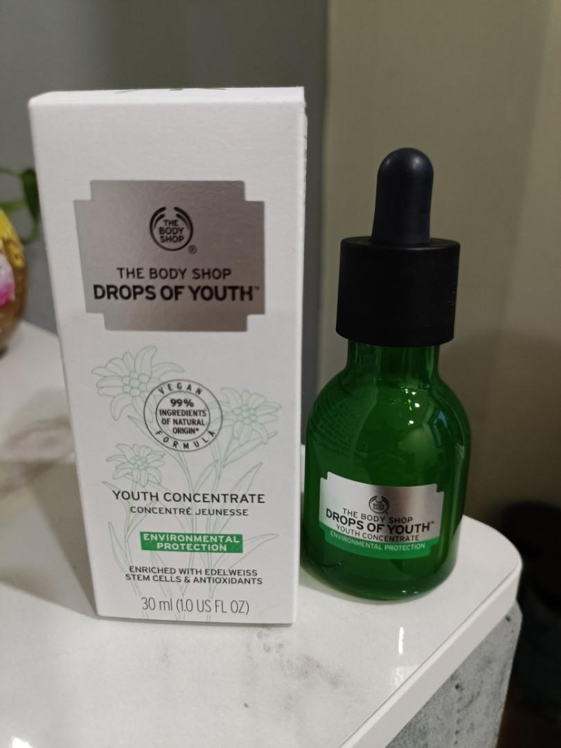 The body shop drops of youth concentrate 30ml, Beauty & Personal Care, Face, Face Care on Carousell