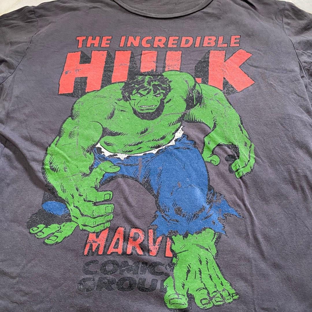 The Incredible Hulk Graphic Tee, Men's Fashion, Tops & Sets, Tshirts ...