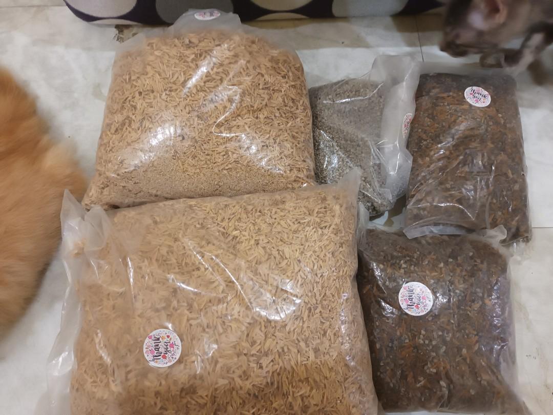 Tofu cat litter, bentonite sand and rice hulls, Pet Supplies, Homes