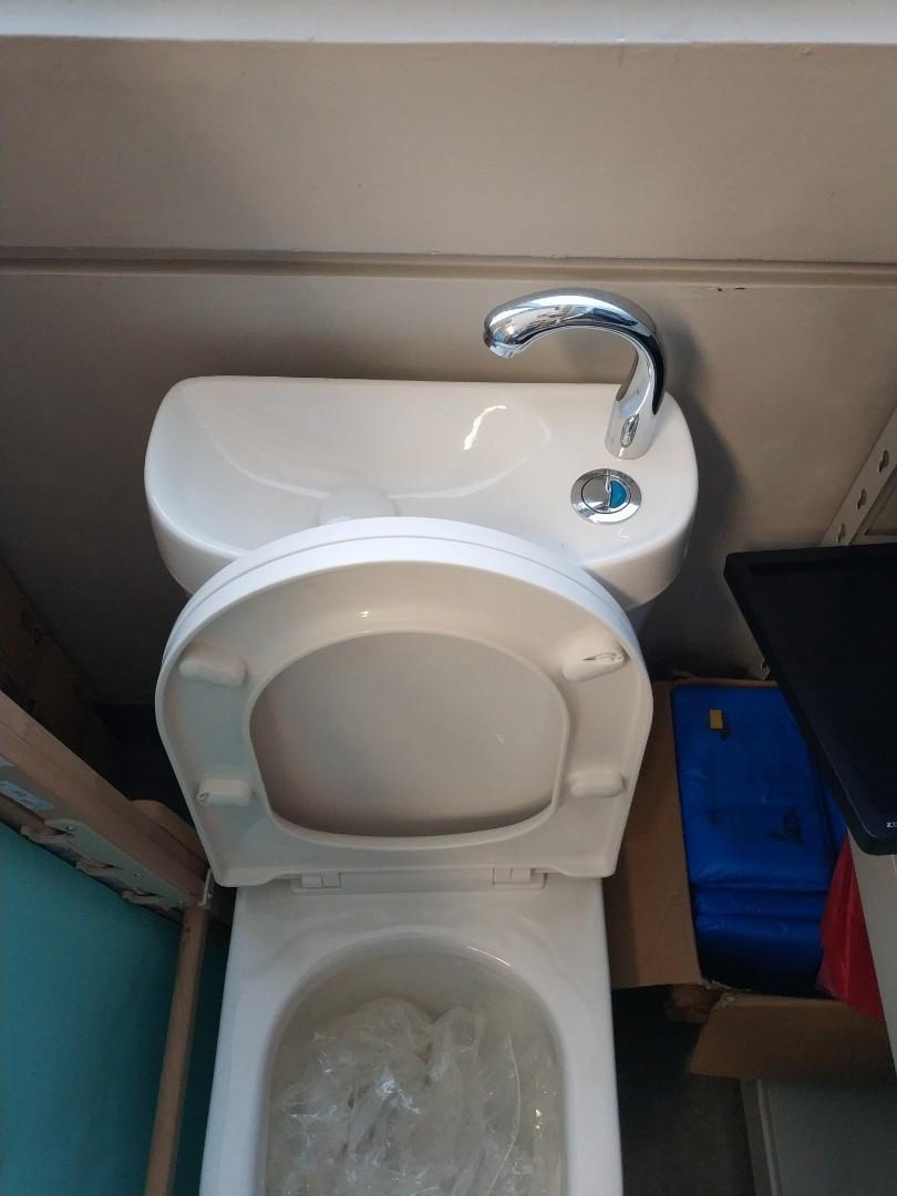 Toilet Bowl with Integrated Water Basin (TREO EC0 M188), Furniture