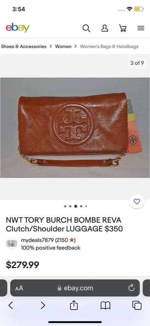 Tory Burch - Bombe Reva Clutch, Women's Fashion, Bags & Wallets, Clutches  on Carousell