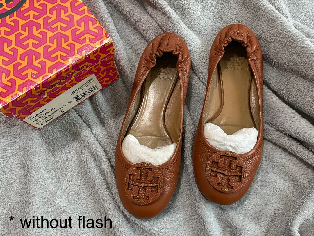 Tory Burch Reva Flat Doll Shoes US8, Women's Fashion, Footwear, Flats &  Sandals on Carousell