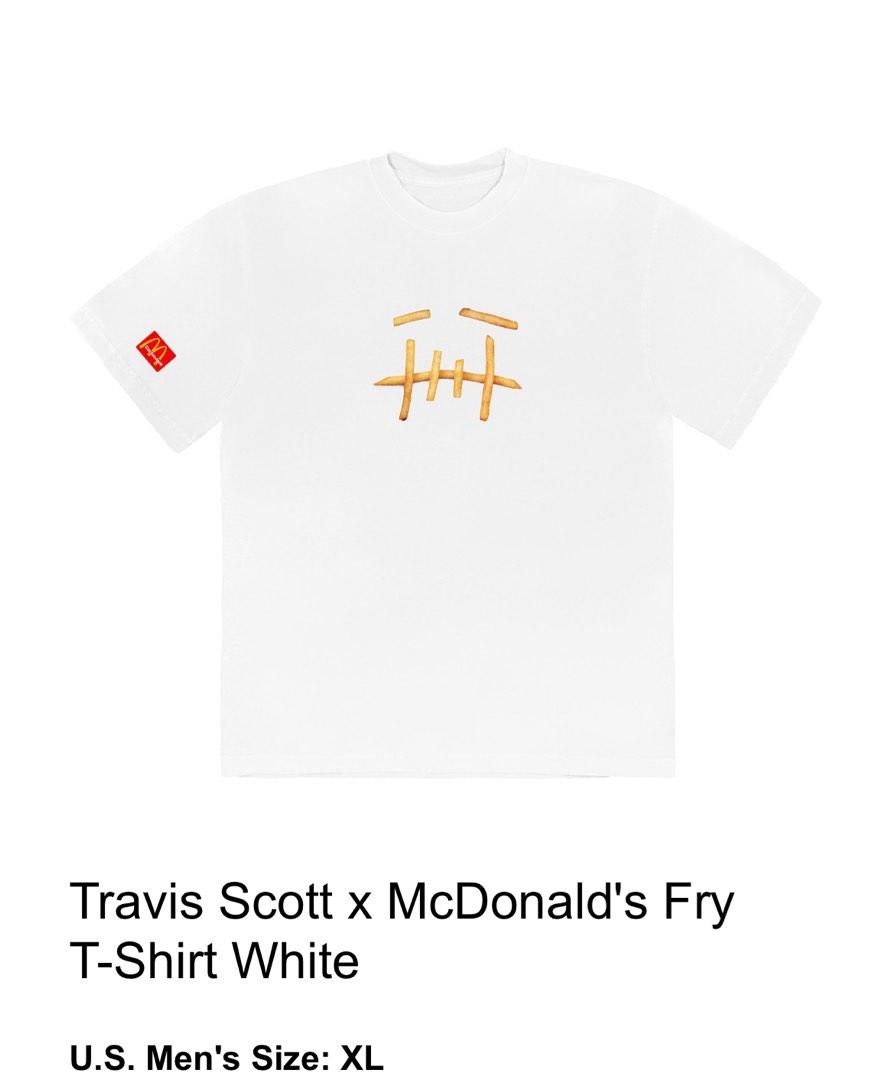 Travis Scott Fries Ketchup Tshirt, Men's Fashion, Tops & Sets, Tshirts