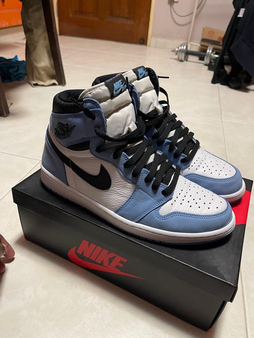 university blue jordan 1 stock