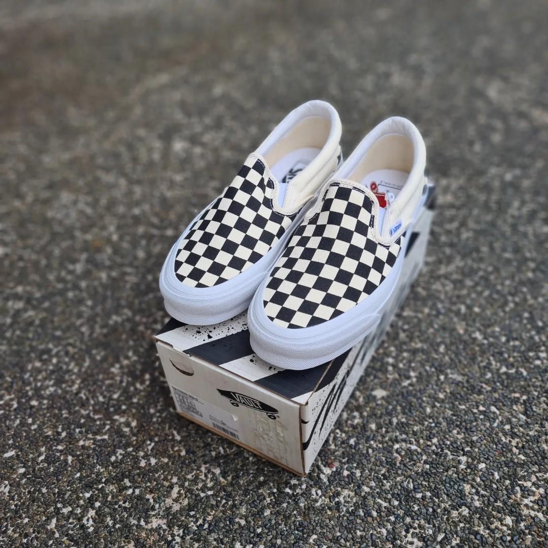Vans checkerboard vault deals og