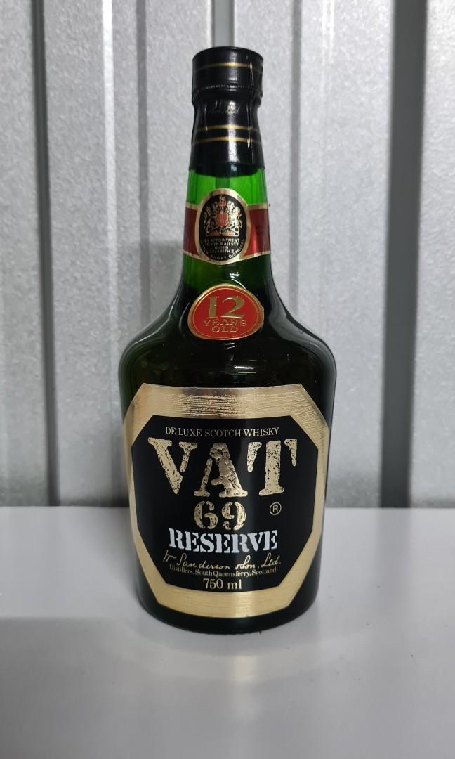 VAT 69 Reserve Deluxe Scotch Whiskey, Food & Drinks, Alcoholic
