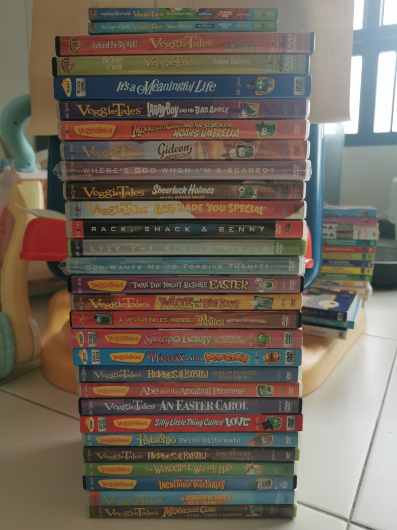 Veggietales Dvds, Hobbies & Toys, Music & Media, Cds & Dvds On Carousell