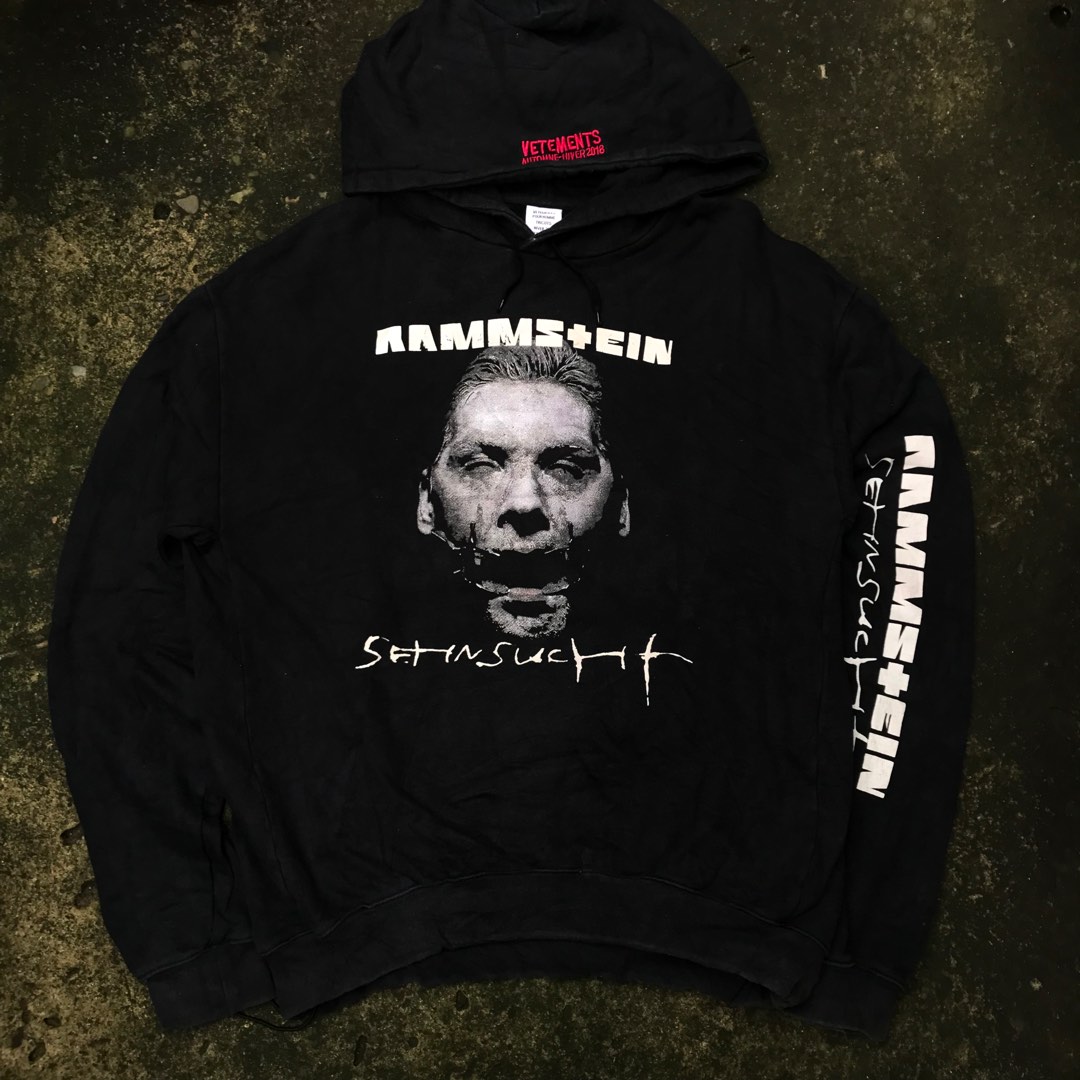 x Rammstein Hoodie, Men's Fashion, Jackets and Outerwear Carousell