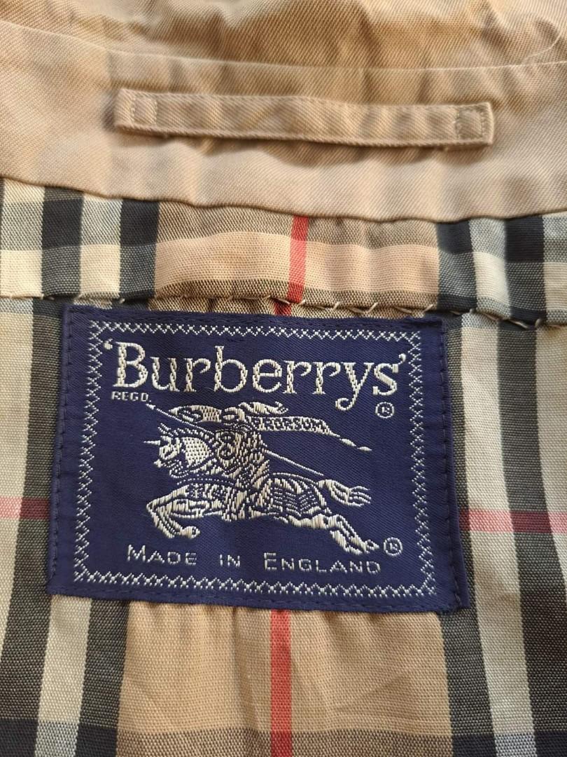 Vintage Burberry Jacket Made In England, Men's Fashion, Coats, Jackets and  Outerwear on Carousell