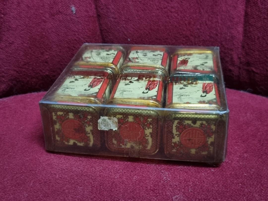 Vintage China Tea in small tin (Category: Coffee & Tea Tableware) located in Malabon City. Submitted by samflores2k4t7 (Listing ID 1188651105, Image 3). Description: For sale Vintage China Tea in small tin 6 different flavors in each tin Tikuanyin, White, Pu Li, Orchid, Jasmine, Lychee Black Tea Kowloon Hong Kong.