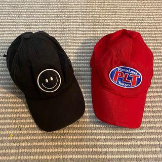 Vintage Smiley Face Hat And Pizza Land Tokyo Hat