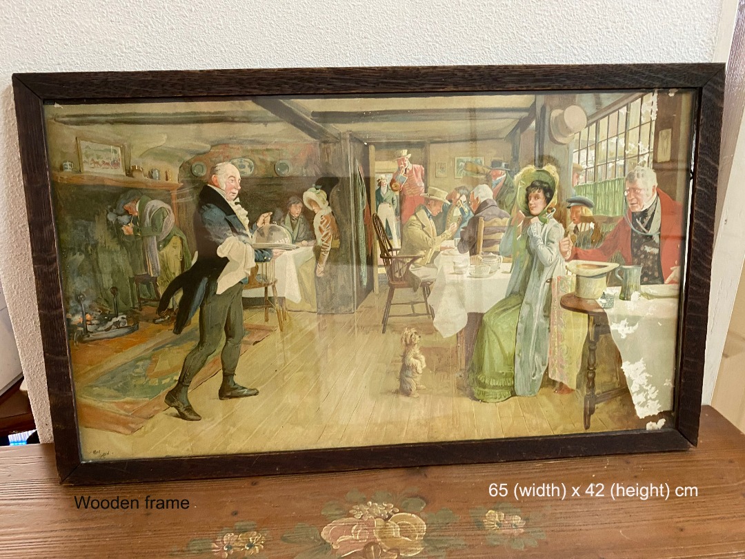 WALL PAINTING VINTAGE, Furniture & Home Living, Home Decor, Wall Decor