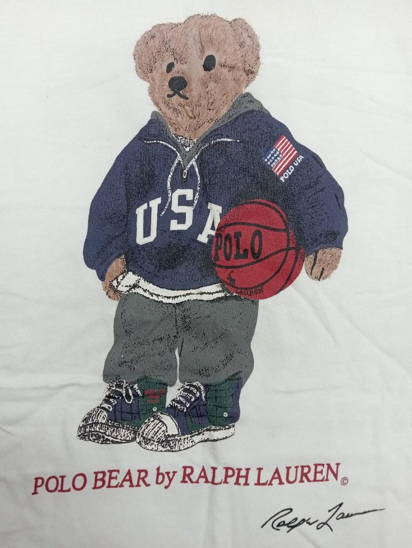 Vtg.USA polo bear basketball RL Men s Fashion Tops Sets