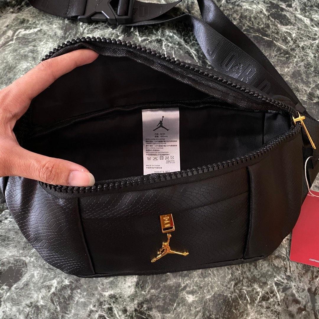 Tas Waist Bag Air Jordan Tas Selempang Air Jordan Waist Bag Black