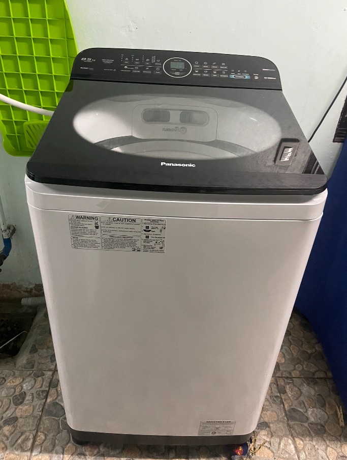 Washing Machine Panasonic 8.5kg Inverter Topload NA FD85X1HRM TV